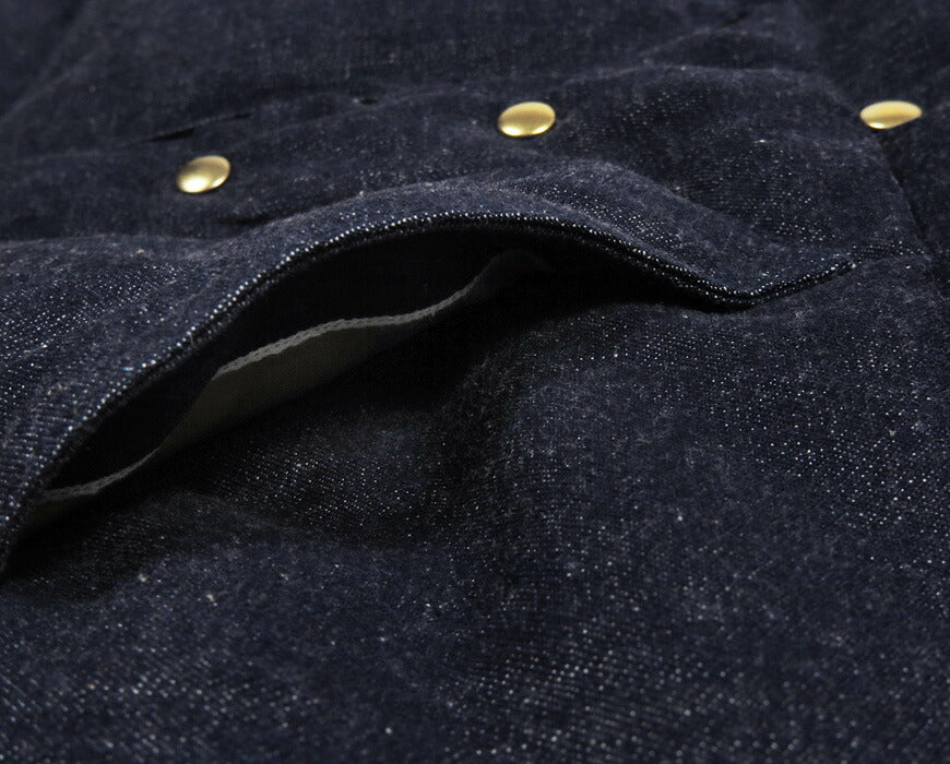 ウェアハウス WAREHOUSE ロッキーマウンテン フェザーベッド ROCKY MOUNTAIN FEATHERBED デニム ダウンベスト ホースハイド レザーヨーク DENIM DOWN VEST ホワイトダックダウン WH2248 【2026年秋冬新作】