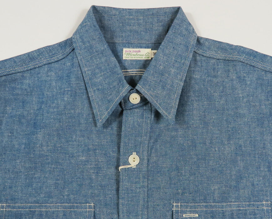 ウェアハウス WAREHOUSE 長袖 シャンブレー シャツ BIG YANK タイプ Lot.3048 【2026年春夏新作】