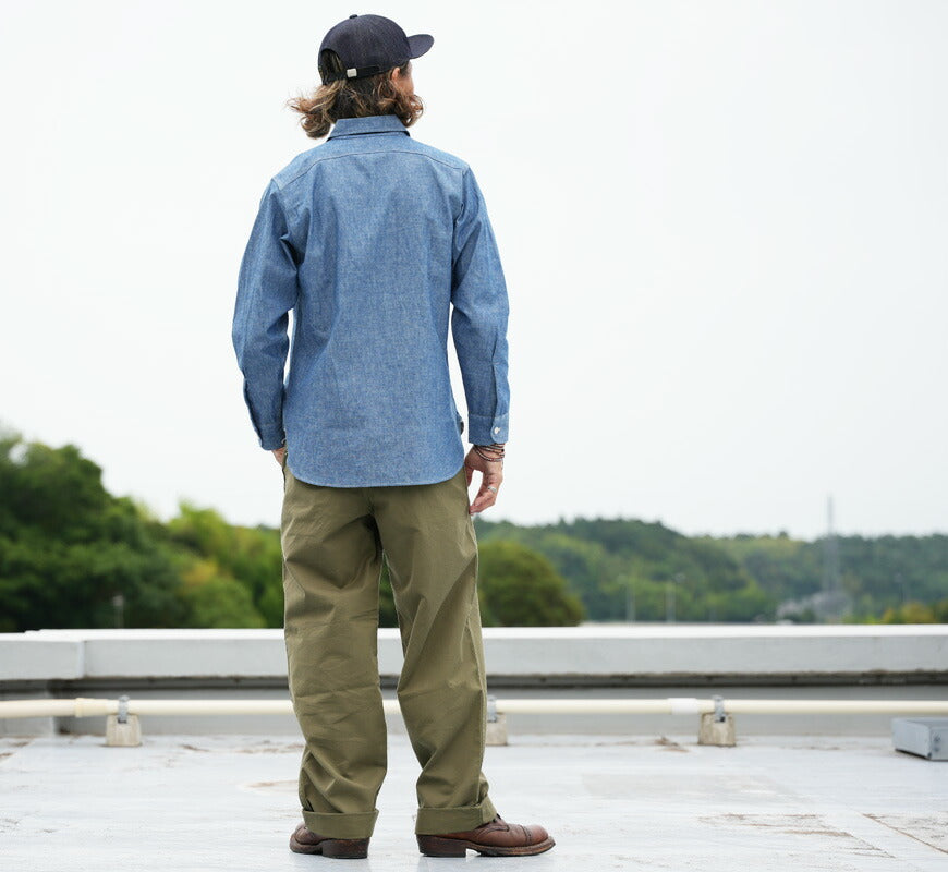 ウェアハウス WAREHOUSE 長袖 シャンブレー シャツ BIG YANK タイプ Lot.3048 【2026年春夏新作】