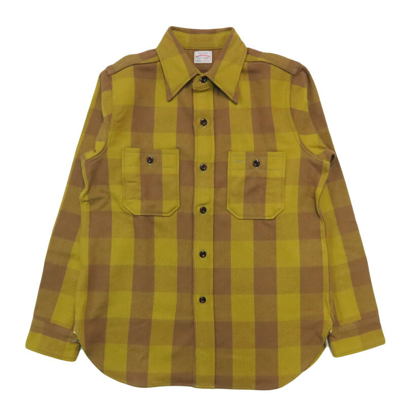 Warehouse WAREHOUSE Lot 3104 Kariertes Langarm Flanellhemd Muster A
