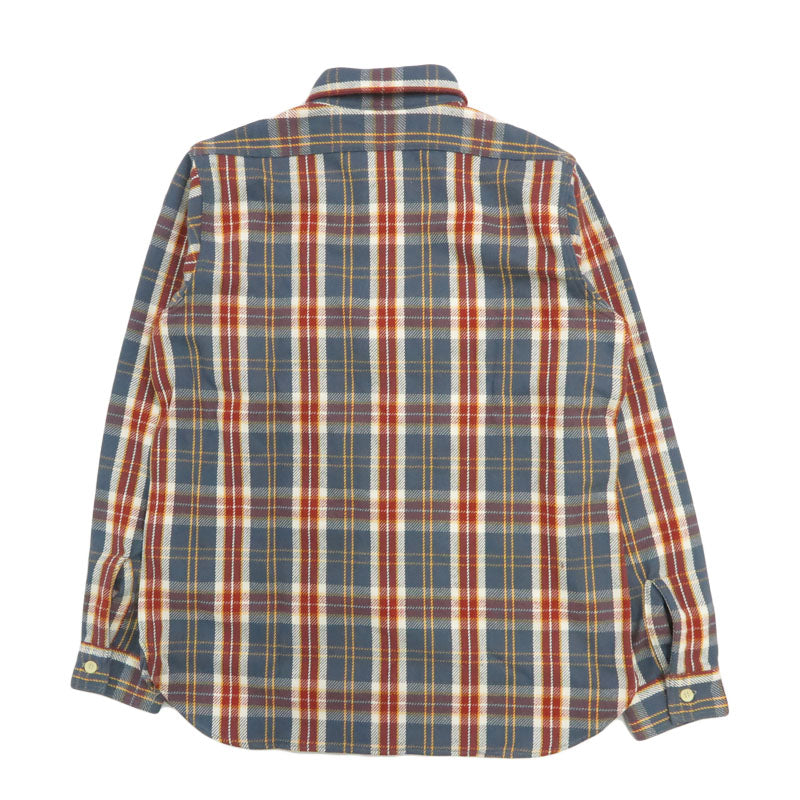 ウェアハウス WAREHOUSE Lot 3104 Kariertes Langarm Flanellhemd F-Muster