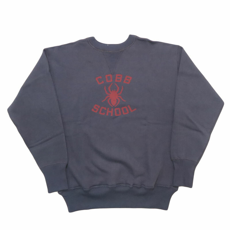 ウェアハウス WAREHOUSE Langarm Rundhals Print Sweatshirt Lot.401 "COBB SCHOOL" 4-Nadel