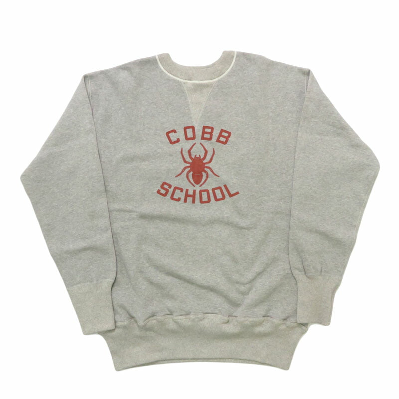 ウェアハウス WAREHOUSE Langarm Rundhals Print Sweatshirt Lot.401 "COBB SCHOOL" 4-Nadel
