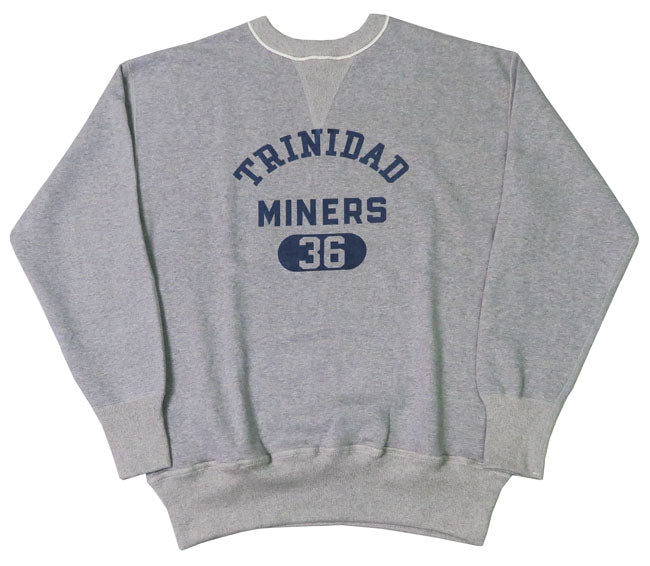 ウェアハウス WAREHOUSE Langarm Rundhals Print Sweatshirt 4-Nadel TRINIDAD WH401