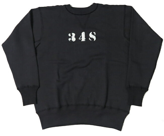 Warehouse WAREHOUSE Set-in Freedom Sleeve Doppel-V Rundhals Sweatshirt Print 348 Lot.403 【Frühjahr/Sommer 2025 Neu】