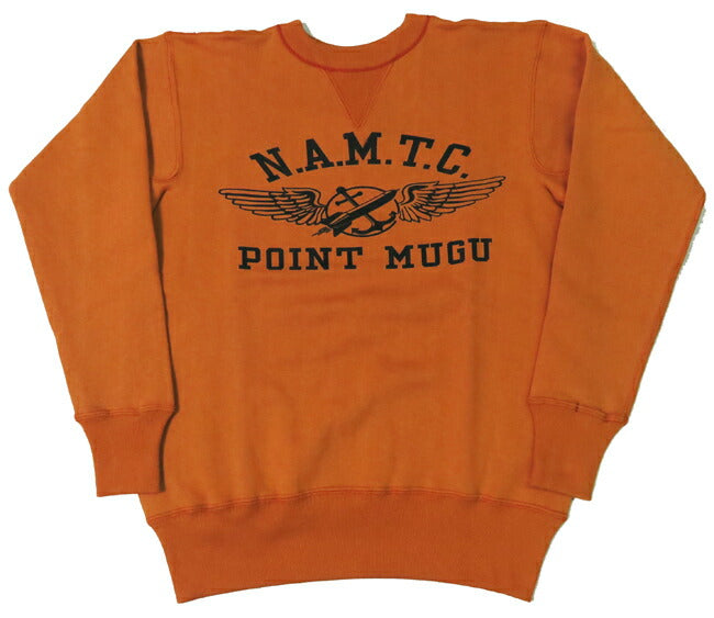 ウェアハウス WAREHOUSE セットインフリーダムスリーブ 両V クルーネック スウェット プリント N.A.M.T.C Lot.403
