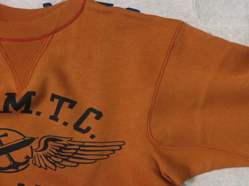 ウェアハウス WAREHOUSE セットインフリーダムスリーブ 両V クルーネック スウェット プリント N.A.M.T.C Lot.403