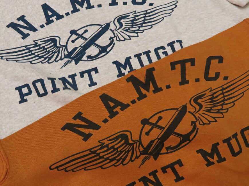 ウェアハウス WAREHOUSE セットインフリーダムスリーブ 両V クルーネック スウェット プリント N.A.M.T.C Lot.403