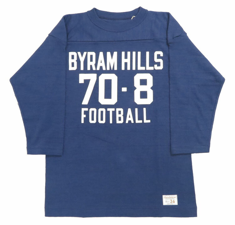 ウェアハウス WAREHOUSE 7分袖 Tシャツ フットボール "BYRAM HILLS" WH4063