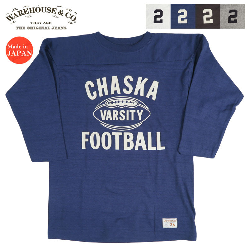 ウェアハウス WAREHOUSE Lot.4063 7分袖 Tシャツ フットボール