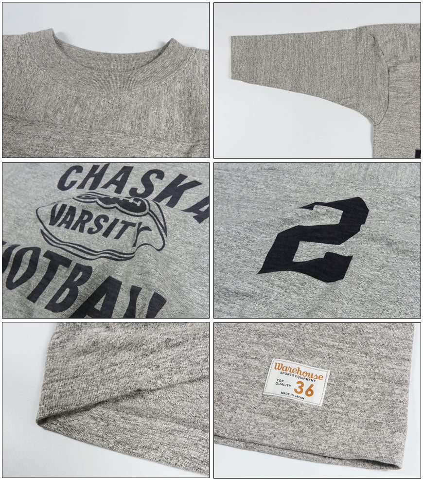 ウェアハウス WAREHOUSE Lot.4063 7分袖 Tシャツ フットボール