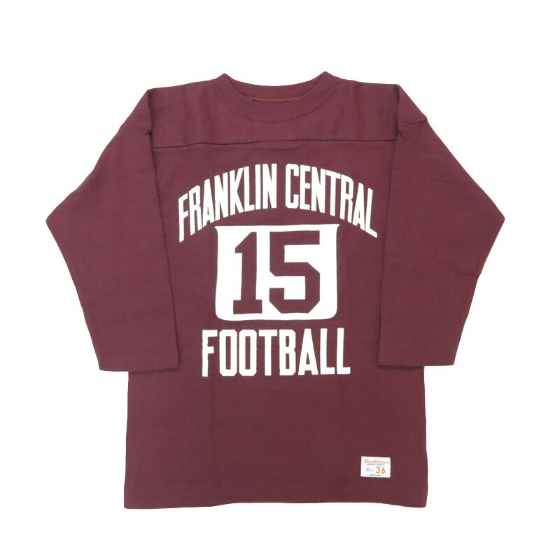 ウェアハウス WAREHOUSE 7分袖 Tシャツ フットボール ”FRANKLIN CENTRAL" WH4063-FRANKLIN