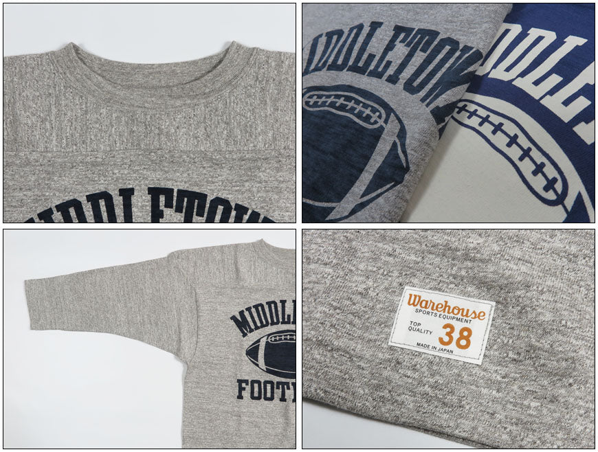 ウェアハウス WAREHOUSE Lot.4063 7分袖 Tシャツ フットボール