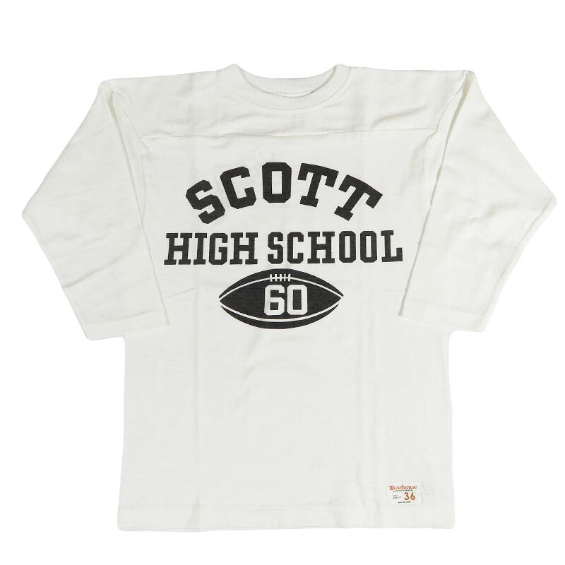 ウェアハウス WAREHOUSE Lot.4063 7分袖 Tシャツ フットボール