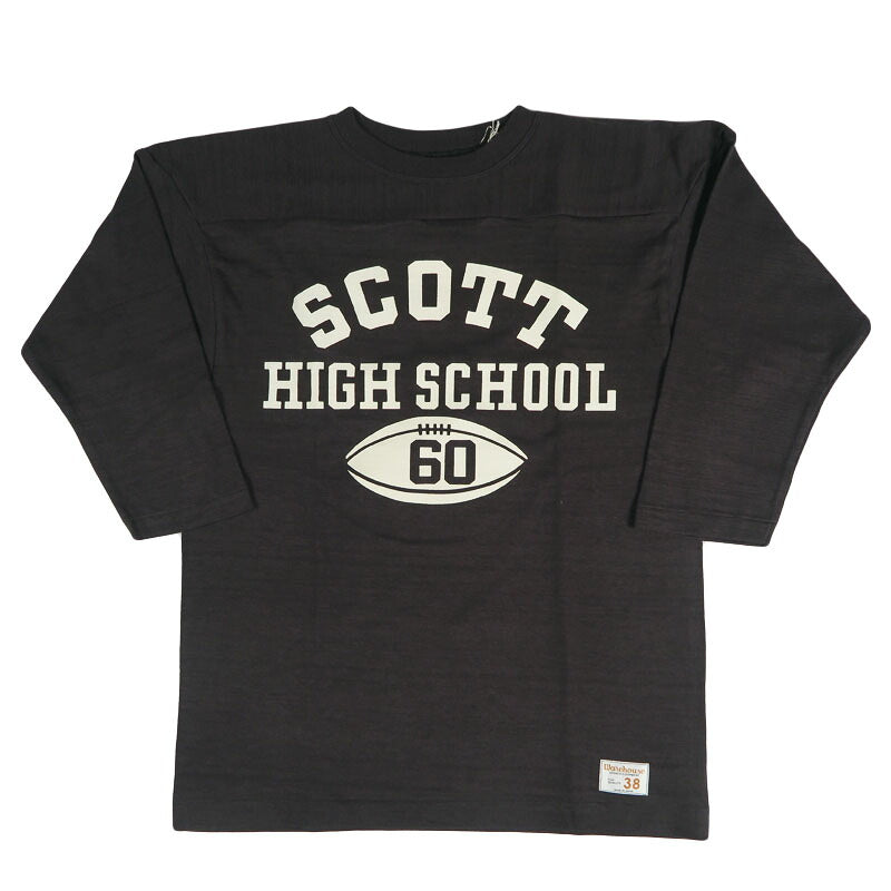 ウェアハウス WAREHOUSE Lot.4063 7分袖 Tシャツ フットボール "SCOTT"【2026年秋冬新作】