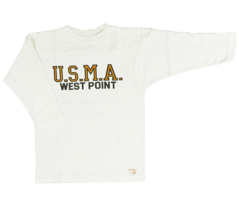ウェアハウス WAREHOUSE Lot.4063 7分袖 フットボール Tシャツ U.S.M.A  【2026年秋冬新作】