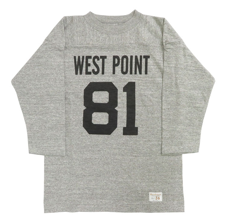ウェアハウス WAREHOUSE 7分袖 Tシャツ フットボール "WEST POINT" WH4063