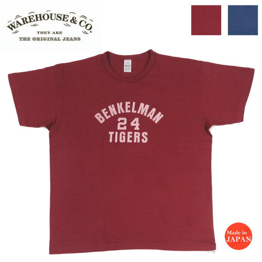 ウェアハウス WAREHOUSE 半袖 ひび割れプリントTシャツ BENKELMAN 2nd hand セカンドハンド セコハン 4064