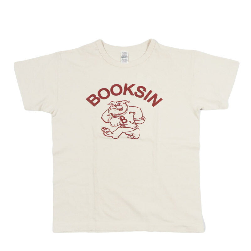 ウェアハウス WAREHOUSE Kaos Lengan Pendek dengan Cetakan "BOOKSIN" 2nd hand セカンドハンド セコハン 4064 【2026年春夏新作】