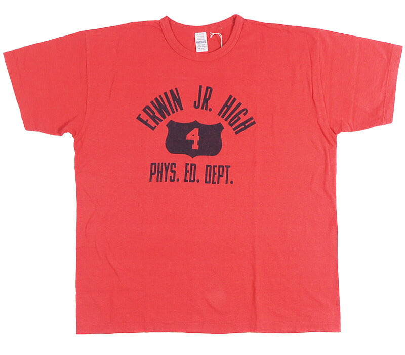 ウェアハウス WAREHOUSE 半袖 プリントTシャツ ERWIN JR.HIGH WH4064-ERWIN