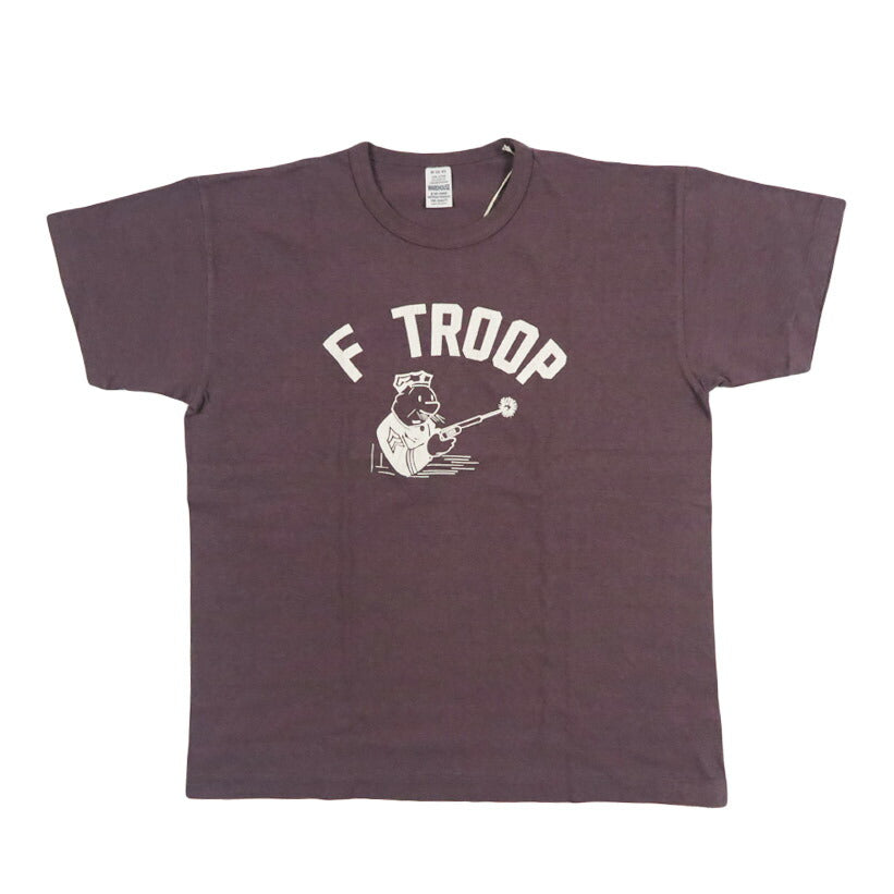 ウェアハウス WAREHOUSE เสื้อยืดแขนสั้นพิมพ์ลาย "F TROOP" ของมือสอง 4064 【คอลเลกชันฤดูใบไม้ผลิ/ฤดูร้อน 2026】