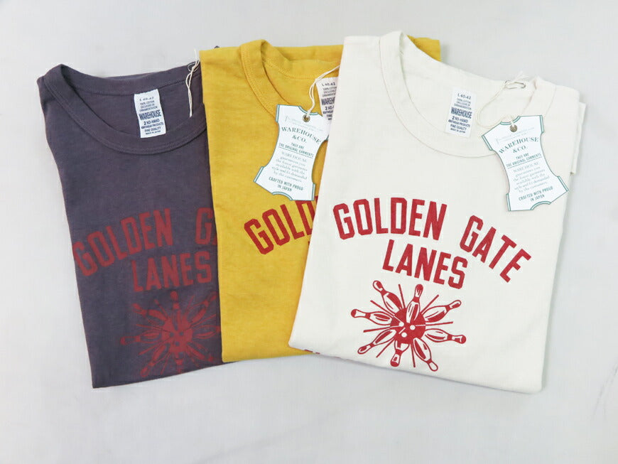 ウェアハウス WAREHOUSE 半袖 プリントTシャツ GOLDEN GATE 2nd hand セカンドハンド セコハン 4064