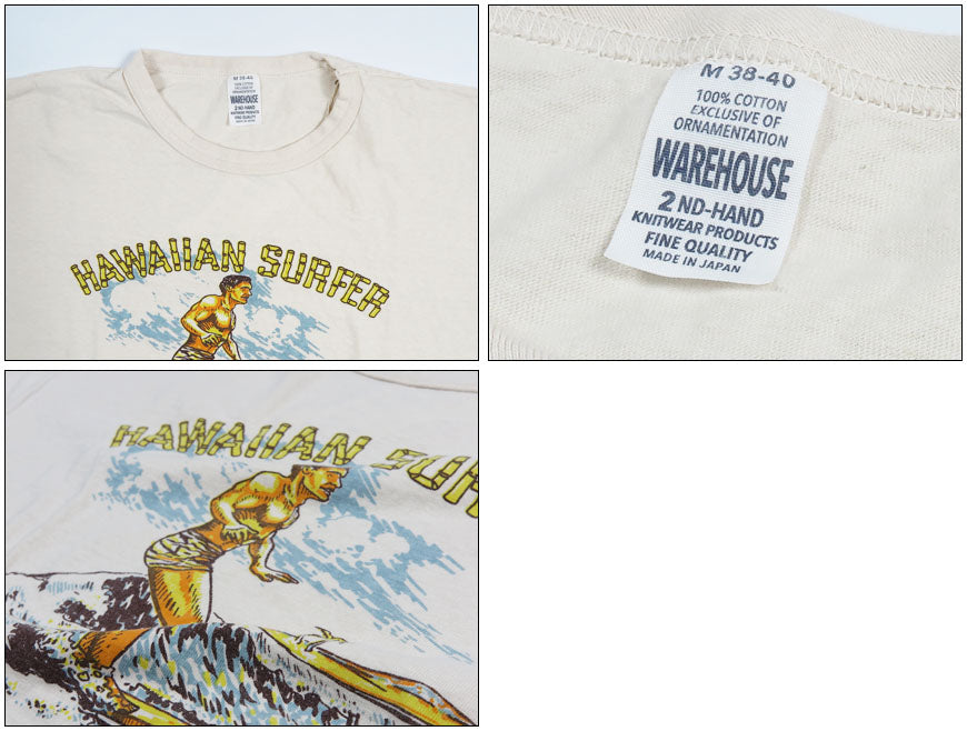 ウェアハウス WAREHOUSE 半袖 プリントTシャツ
