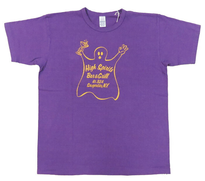ウェアハウス WAREHOUSE 半袖 プリントTシャツ HIGH SPIRITS 2nd hand セカンドハンド セコハン 4064