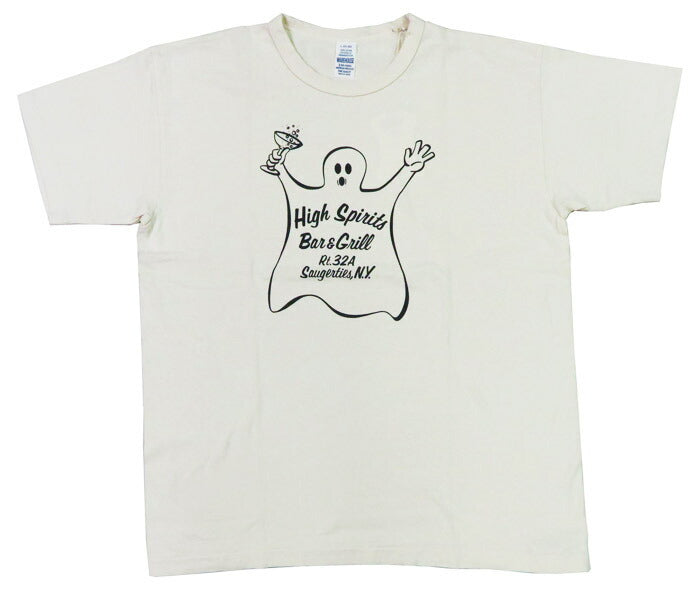 ウェアハウス WAREHOUSE 半袖 プリントTシャツ HIGH SPIRITS 2nd hand セカンドハンド セコハン 4064