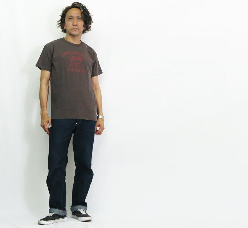 ウェアハウス WAREHOUSE Camiseta de manga corta con estampado HUNTINGTON Segunda mano セカンドハンド セコハン 4064