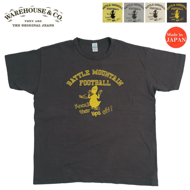 ウェアハウス WAREHOUSE 半袖 プリントTシャツ "BATTLE MOUNTAIN" 2nd hand セカンドハンド セコハン 4064 【2026年春夏新作】