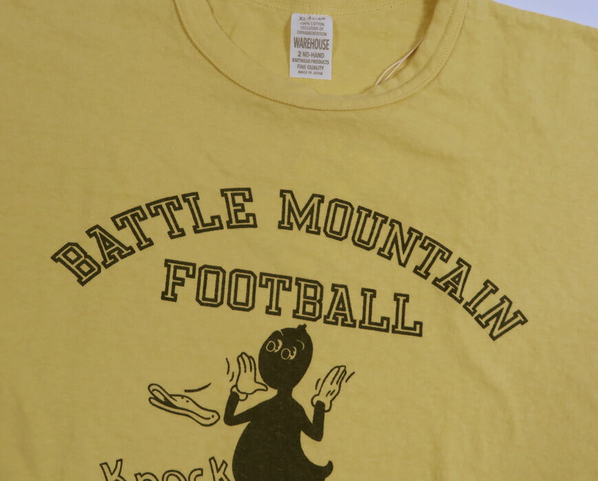 ウェアハウス WAREHOUSE 半袖 プリントTシャツ "BATTLE MOUNTAIN" 2nd hand セカンドハンド セコハン 4064 【2026年春夏新作】