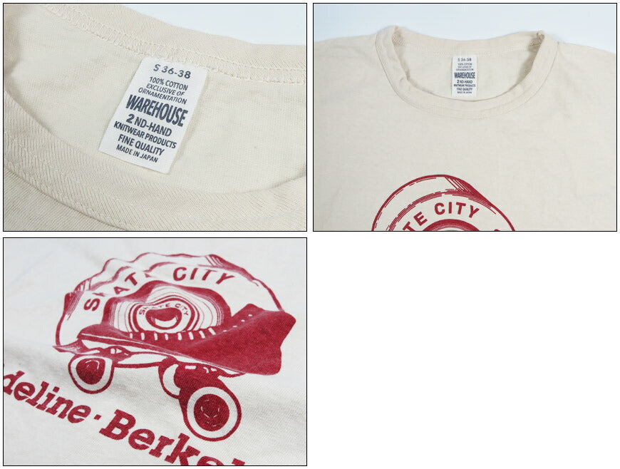 ウェアハウス WAREHOUSE 半袖 プリントTシャツ