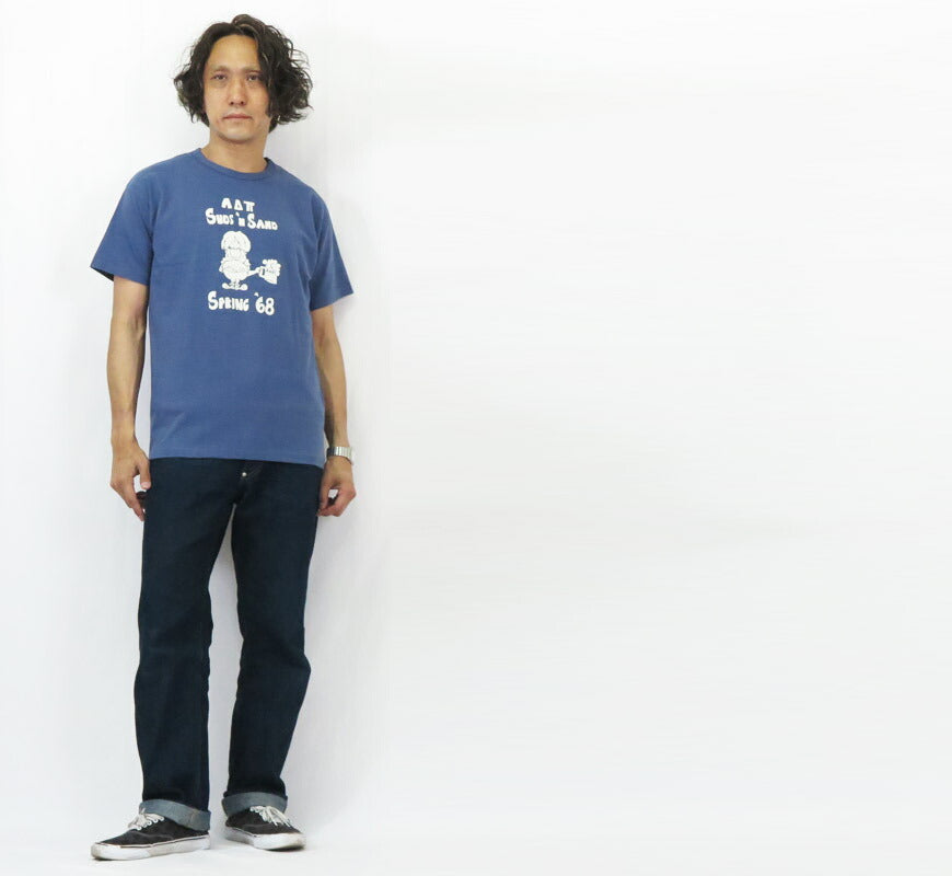 ウェアハウス WAREHOUSE 半袖 プリントTシャツ SPRING '68 2nd hand セカンドハンド セコハン 4064