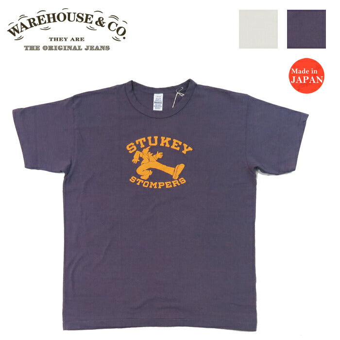 ウェアハウス WAREHOUSE 半袖 プリントTシャツ STOMPERS 2nd hand セカンドハンド セコハン 4064
