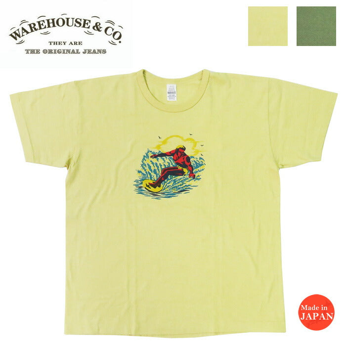 ウェアハウス WAREHOUSE 半袖 プリントTシャツ SURFER 2nd hand セカンドハンド セコハン 4064