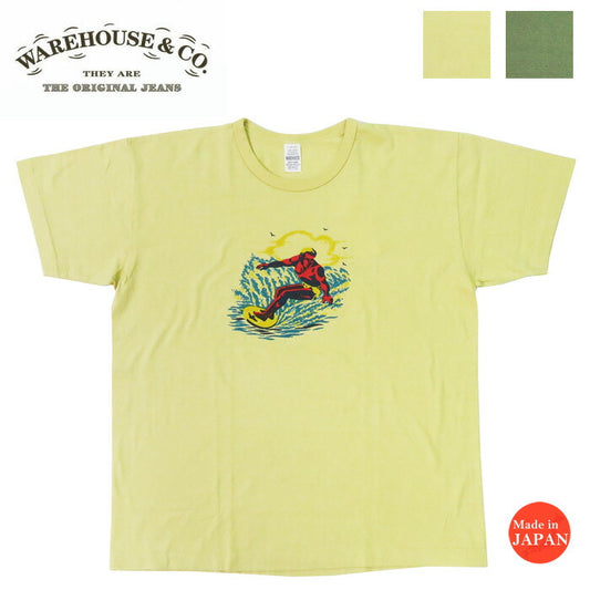 ウェアハウス WAREHOUSE 半袖 プリントTシャツ SURFER 2nd hand セカンドハンド セコハン 4064