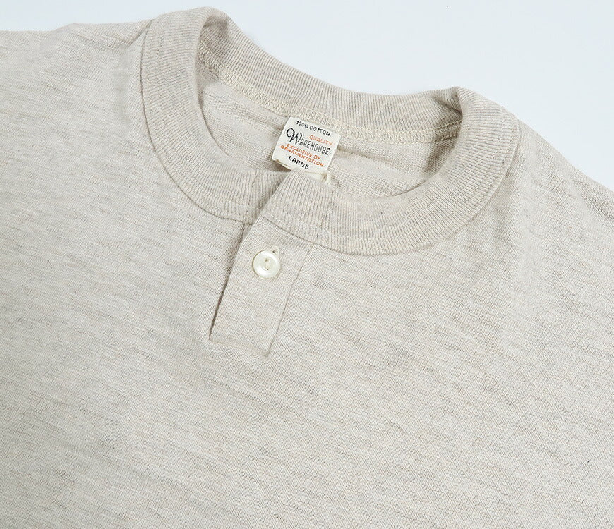 ウェアハウス WAREHOUSE 半袖 1ボタン ヘンリーネック Tシャツ 4082 【2026年春夏新作】