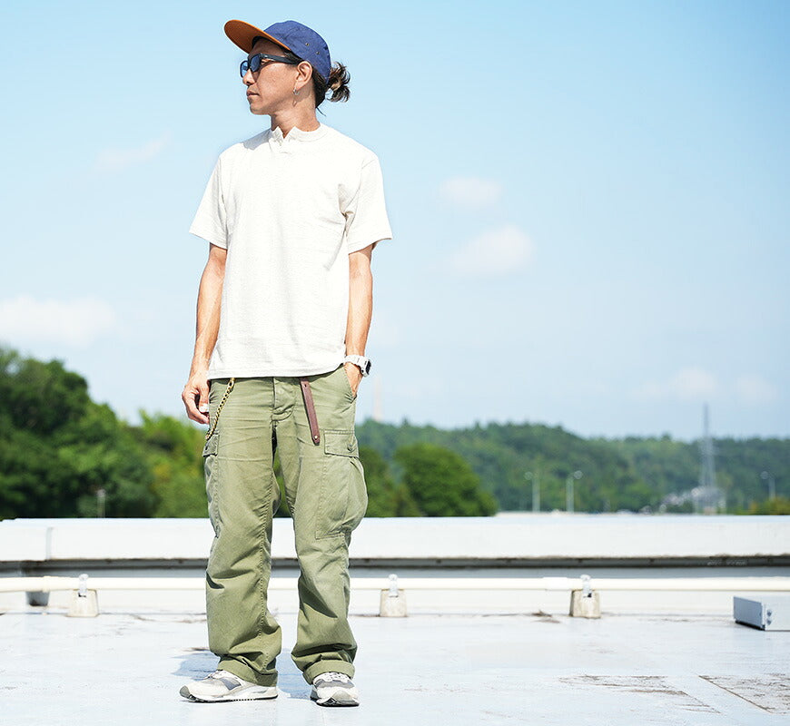 ウェアハウス WAREHOUSE 半袖 1ボタン ヘンリーネック Tシャツ 4082 【2026年春夏新作】