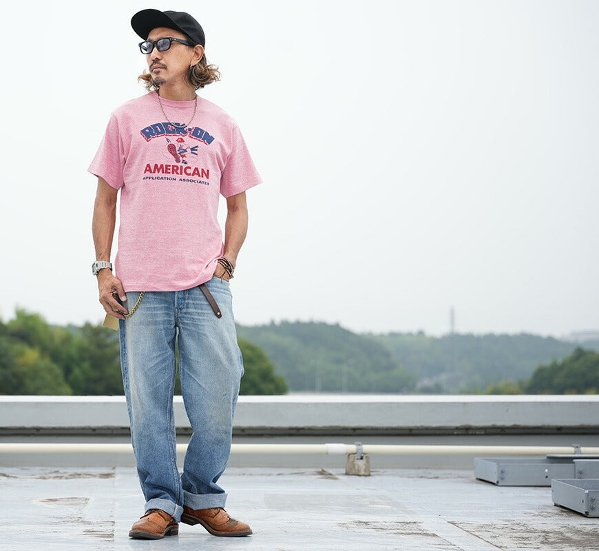 ウェアハウス WAREHOUSE 88/12 杢 クルーネック Tシャツ ROCK-ON Lot.4096 ハチハチイチニー 【2026年春夏新作】