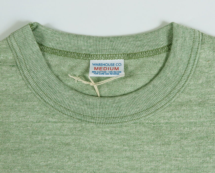 ウェアハウス WAREHOUSE 88/12 杢 クルーネック Tシャツ ROCK-ON Lot.4096 ハチハチイチニー 【2026年春夏新作】