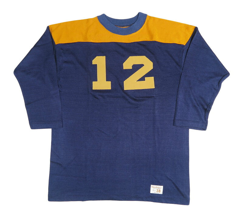 ウェアハウス WAREHOUSE コンビ7分袖フットボールT "NO.12" Lot 4115-No12【2026年秋冬新作】