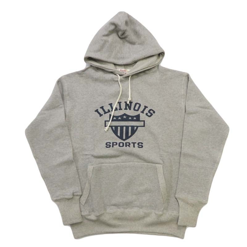 แวร์เฮาส์ WAREHOUSE เสื้อฮู้ดดี้สเวตเตอร์แบบสวม Lot 450 เย็บสองเข็ม "ILLINOIS"