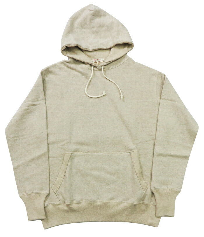 WAREHOUSE Pullover Sweatshirt Kapuzenpullover Lot 450 Zweifachnähte Kapuze Uni Plain