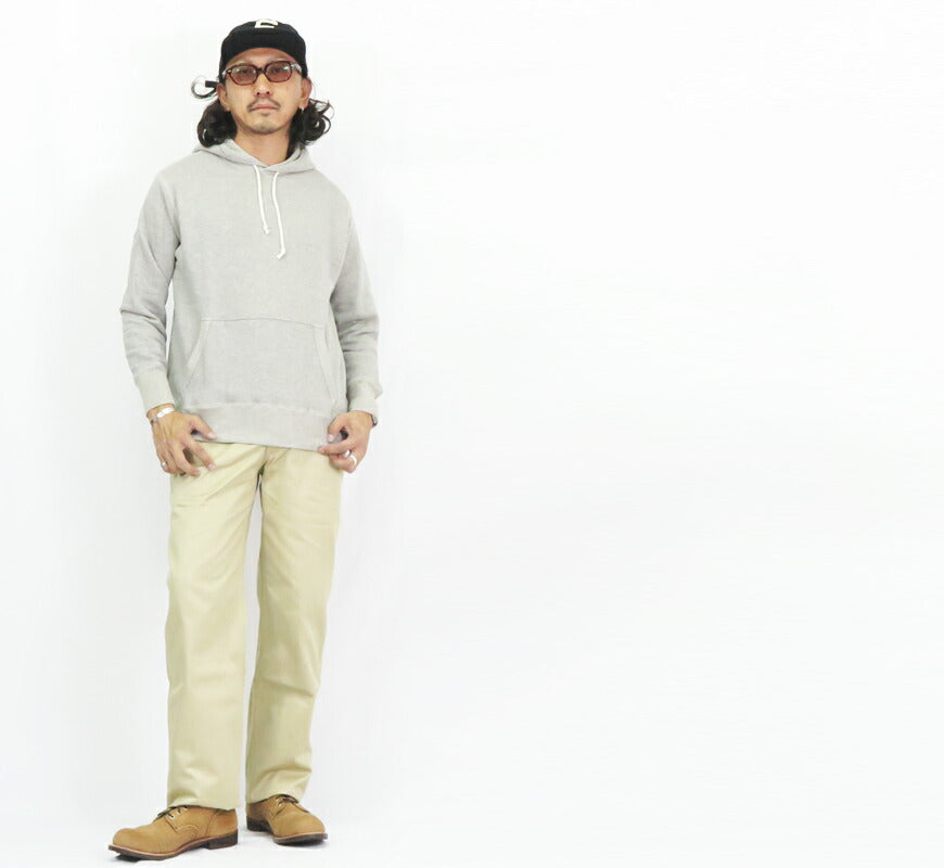 WAREHOUSE Pullover Sweatshirt Kapuzenpullover Lot 450 Zweifachnähte Kapuze Uni Plain