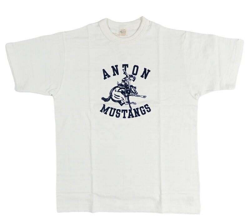 ウェアハウス WAREHOUSE 半袖 Tシャツ Lot 4601 ANTON フロッキープリント wh4601-anton【2026年秋冬新作】