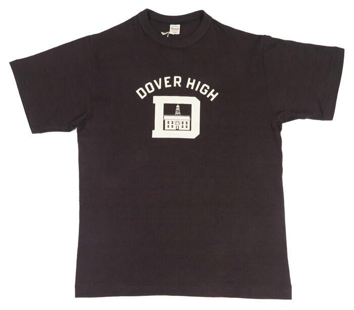 ウェアハウス WAREHOUSE Print Kurzarm-T-Shirt DOVER HIGH Schattenstreifen Grobstrick WH4601