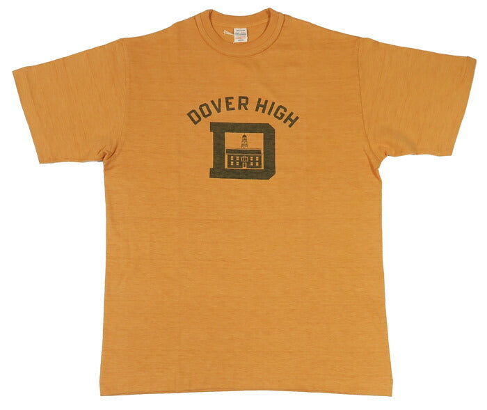 ウェアハウス WAREHOUSE Print Kurzarm-T-Shirt DOVER HIGH Schattenstreifen Grobstrick WH4601