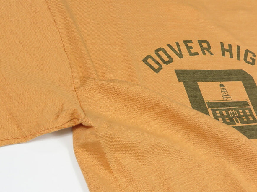 ウェアハウス WAREHOUSE Print Kurzarm-T-Shirt DOVER HIGH Schattenstreifen Grobstrick WH4601