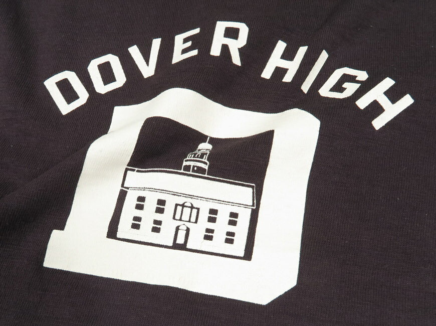 ウェアハウス WAREHOUSE Print Kurzarm-T-Shirt DOVER HIGH Schattenstreifen Grobstrick WH4601